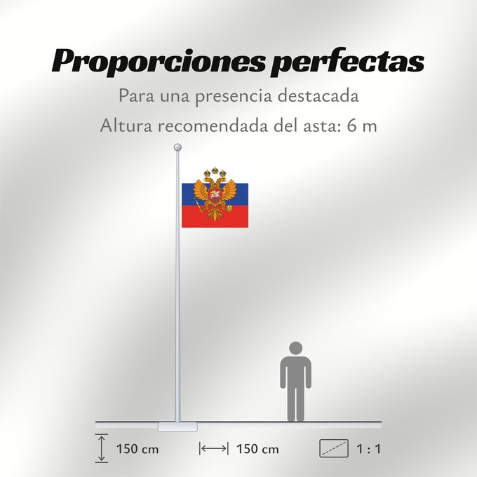 Proporciones de la bandera: Tzar of Muscovia	Tzar of Muscovia  approximately 1693	Флаг Царя Московского  около 1693 года