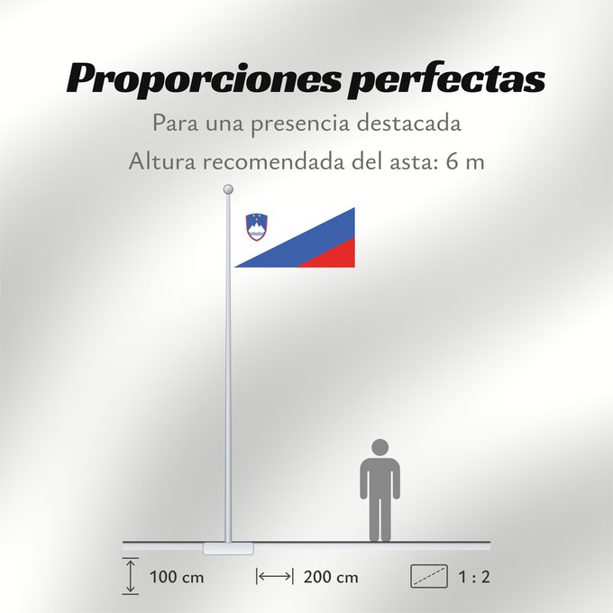 Proporciones de la bandera: Slovenia Flag proposal	Proposed national flag of Slovenia  2003