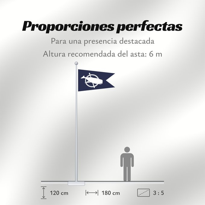 Proporciones de la bandera: Nantucket, Massachusetts