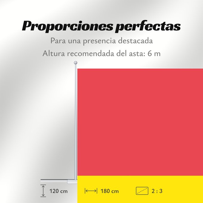 Proporciones de la bandera: Pretoria, South Africa Pretoria