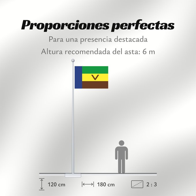 Proporciones de la bandera: Venda 1973–1994 Venda Venda (1973–1994) Fulaga ya Venḓa