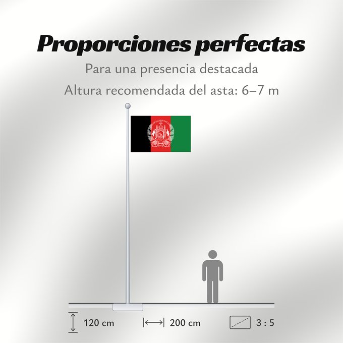 Proporciones de la bandera: Afghanistan  2013–2021	Islamic Republic of Afghanistan	République Islamique d Afghanistan	República Islámica de Afganistán	Islamischen Republik Afghanistan	Afghanistan	República Islâmica do Afeganistão	Afganistanu	علم أفغانستان	Afganistana	ئاڵای ئەفغانستا