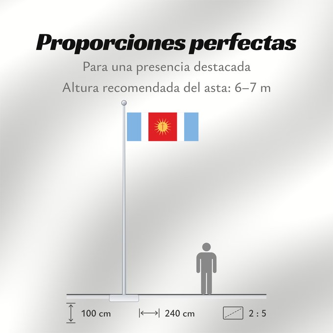 Proporciones de la bandera: Provincia de Santiago del Estero	Santiago del Estero Province	province de Santiago del Estero	provincia de Santiago del Estero	Santiago del Estero (Provinz)	provincia di Santiago del Estero	Santiago del Estero, Argentina