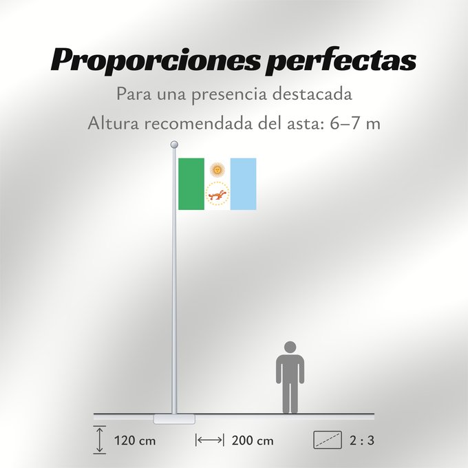 Proporciones de la bandera: Provincia del Chaco	Chaco Province, Argentina	Province de Chaco	Chaco (Provinz)	Chaco Provincia