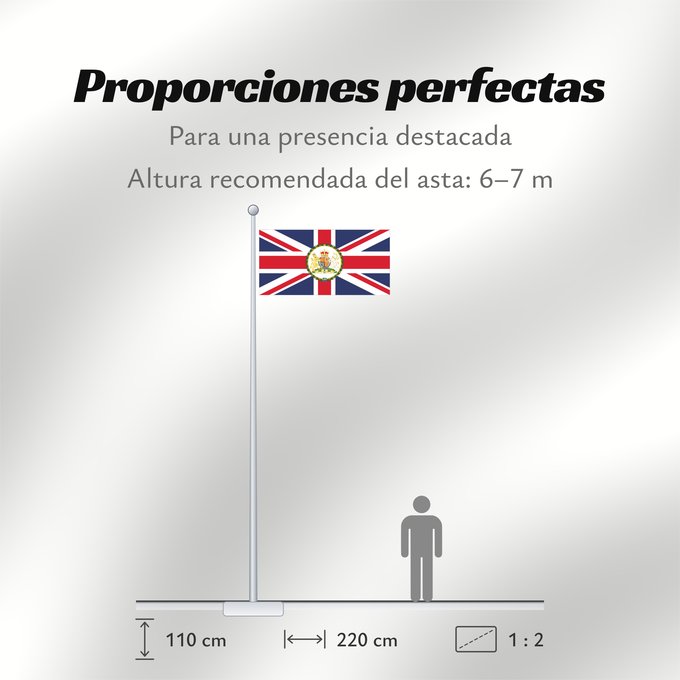Proporciones de la bandera: British Ambassador British diplomatic flag used on the British Embassies British Ambassador Ensign Ambasciatore britannico Ensign