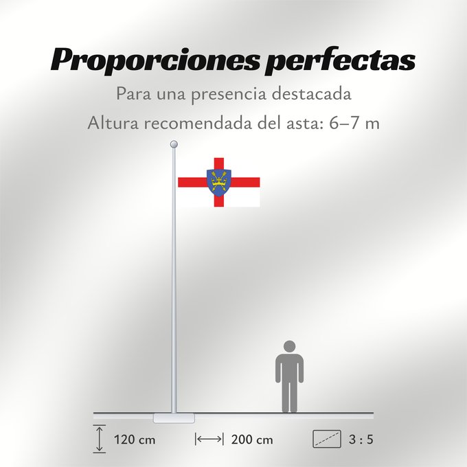 Proporciones de la bandera: Saint Edmund	Suffolk	Saint Edmond