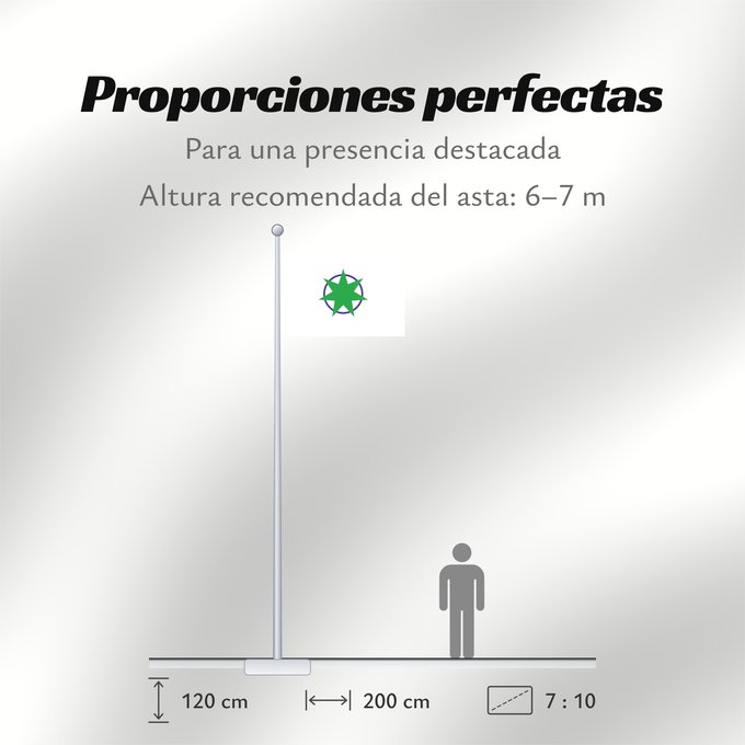 Proporciones de la bandera: Aomori