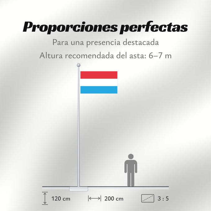 Proporciones de la bandera: Luxembourg	Luxemburgo	Luxemburg	Lussemburghese	Luksemburga	Сцяг Люксембурга	Национално знаме на Люксембург	Banniel Luksembourg	Lucemburská vlajka	Luxembourgs	Σημαία του Λουξεμβούργου	Luksemburgi lipp	پرچم لوکزامبورگ	Luxemburgin	Lucsamburg	ლუქსემბურგის დრო