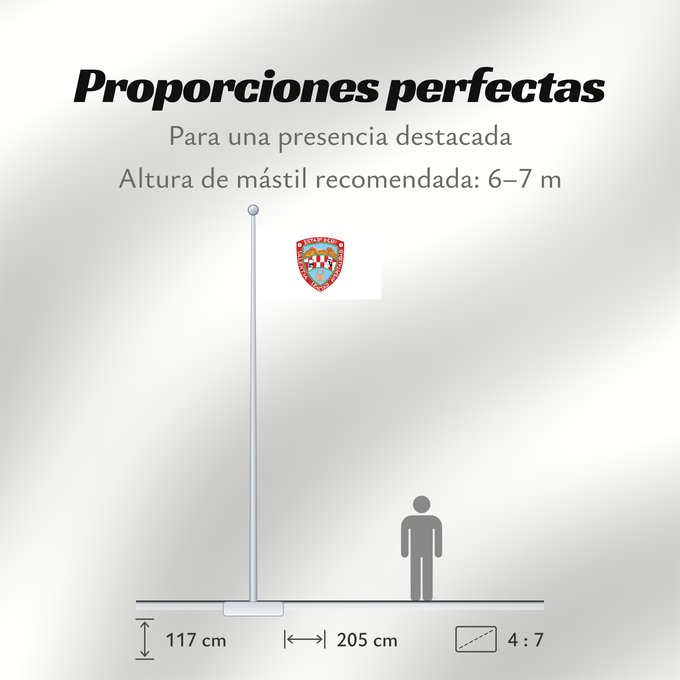 Proporciones de la bandera: Chihuahua