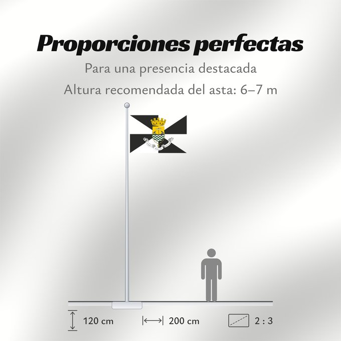 Proporciones de la bandera: Lisboa	Lisbon	Lisbonne	Lisbona