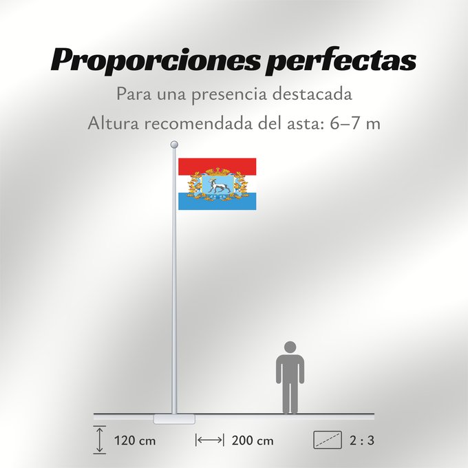 Proporciones de la bandera: Samara Oblast	oblast de Samara	Óblast de Samara	Oblast Samara