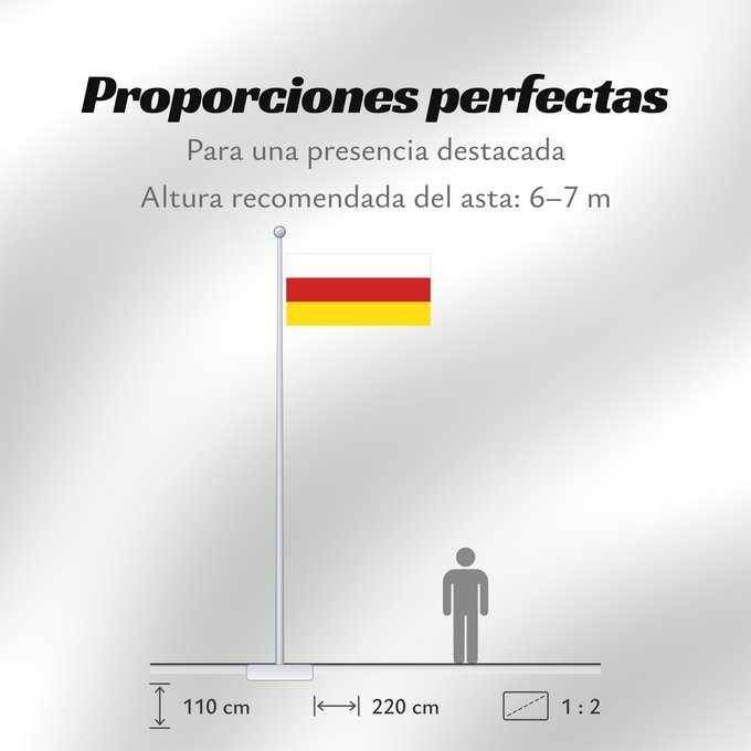 Proporciones de la bandera: North Ossetia Republic of North Ossetia-Alania North Ossetia-Alania North Osetia-Alania North Ossetia-Alania Nord-Alania Цӕгат Ирыстоны тырыса Флаг Северной Осетии