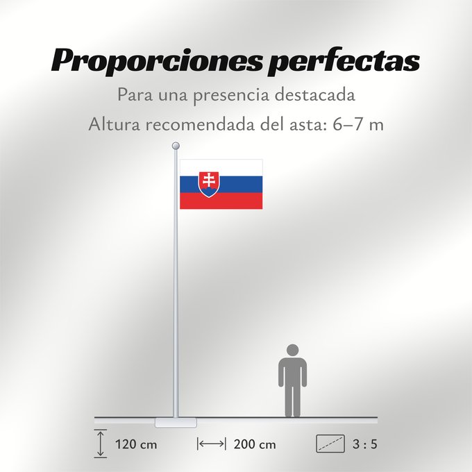 Proporciones de la bandera: Slovakia	Slovakia. Image from here, colors	Slovaquie	Eslovaquia	Slowakei	Slovacchia	Slowakije	Eslováquia	Słowacji	Сцяг Славакіі	Национално знаме на Словакия	Slovačke	Slovenská vlajka	Slovakiets	Σημαία της Σλοβακίας	Slovaki lipp	Slovakian	Slóvaice	Szlováki