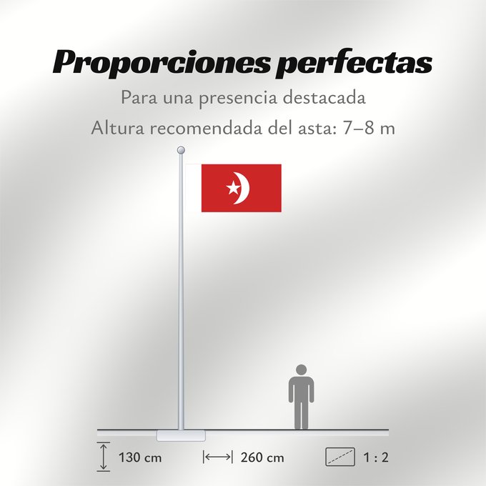Proporciones de la bandera: Umm al-Qaiwain Umm al-Quwain علم إمارة أم القيوين