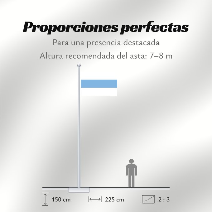 Proporciones de la bandera: Provincia de Tucumán	Argentina  popularly known as  Bandera de Macha	Province de Tucumán	Tucumán (Provinz)