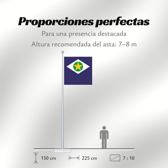 Proporciones de la bandera: Mato Grosso	State of Mato Grosso, Brazil	Mato Grueso	Mato Grosso, Brasil