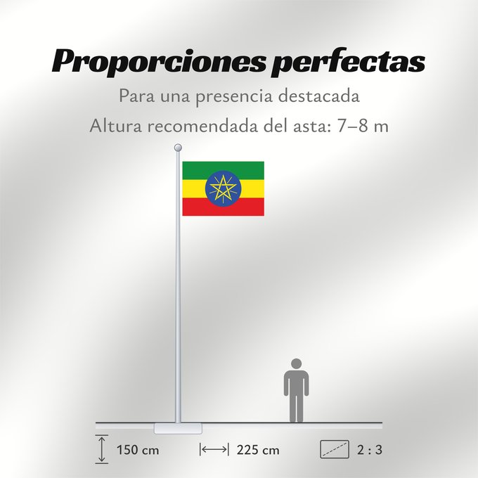 Proporciones de la bandera: Ethiopia	Éthiopie	Etiopía	Äthiopien	Dell Etiopia	የኢትዮጵያ ሰንደቅ ዓላማ	Etiopie	Σημαία της Αιθιοπίας	Alaabaa Itoophiyaa	Itoobiya	Etiopiens