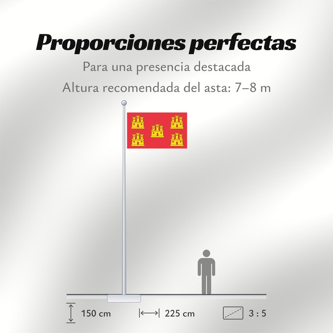Proporciones de la bandera: Poitou-Charentes	Region Poitou-Charentes in France	Région Poitou-Charentes en France