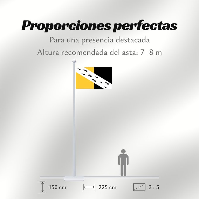 Proporciones de la bandera: Norfolk