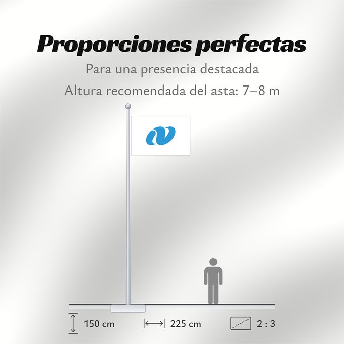 Proporciones de la bandera: Nagasaki