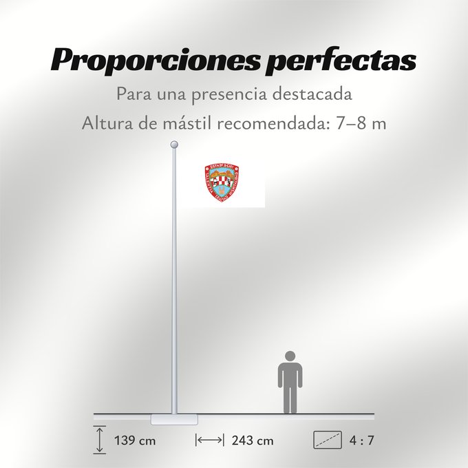 Proporciones de la bandera: Chihuahua