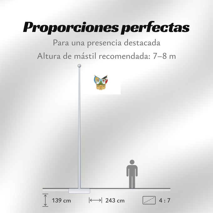 Proporciones de la bandera: Hidalgo	hidalgo y fidalgo