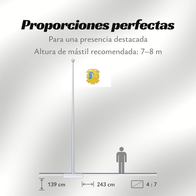 Proporciones de la bandera: San Luis Potosi	San Luis Potosí