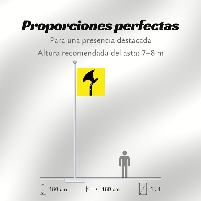 Proporciones de la bandera: Telemark
