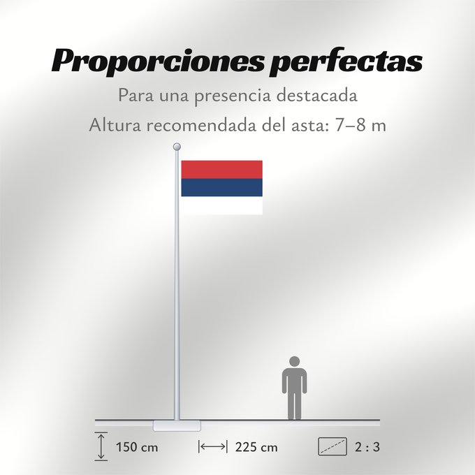 Proporciones de la bandera: Civil Flag of Serbia	Civil flag of Serbia	Serbie	Serbia	Serbien	Гражданско знаме на Сърбия	Народна застава Србије	Narodna zastava Srbije	Nemzeti zászló szerbia	Народный  гражданский  флаг Сербии	Srbská národná vlajka	Kombëtar i Serbisë