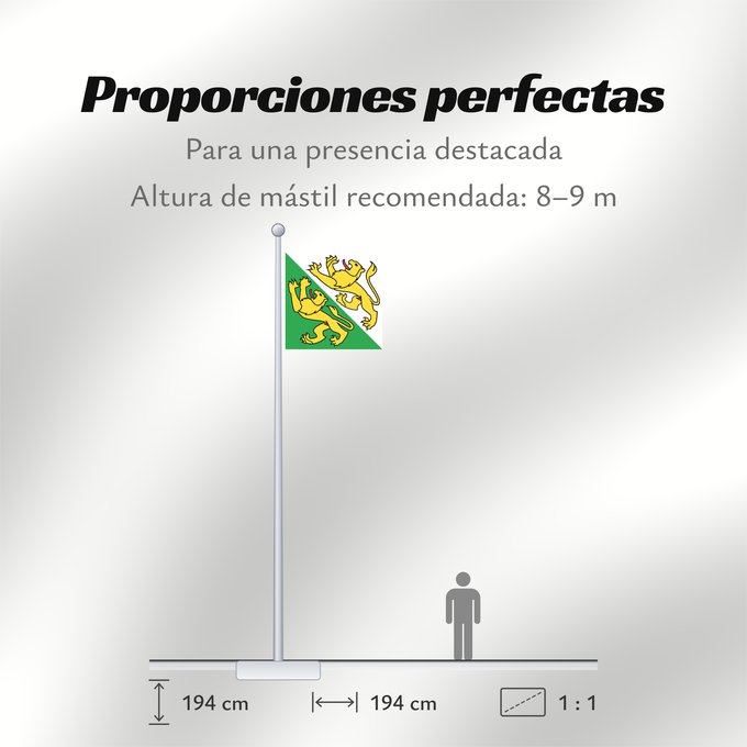 Proporciones de la bandera: Canton of Thurgau	Thurgau	canton de Thurgovie	cantón de Turgovia	Canton of Thurgau in Switzerland