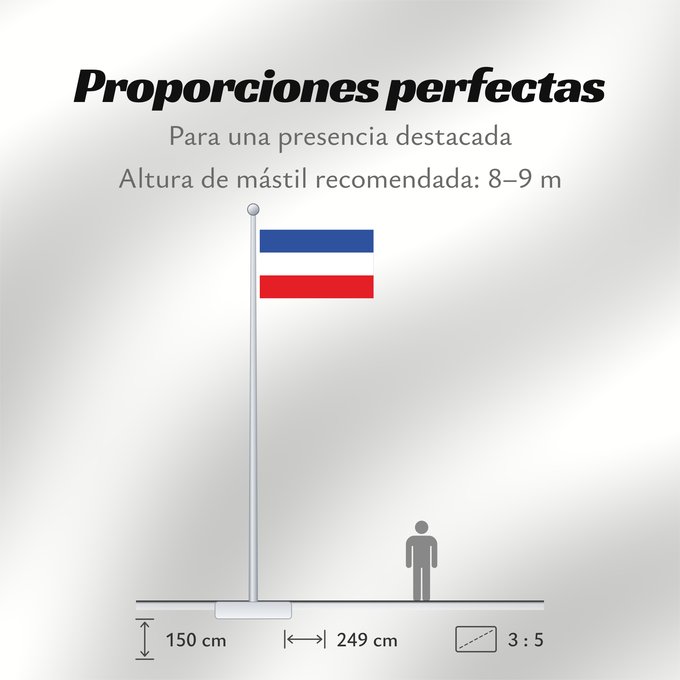 Proporciones de la bandera: Schleswig-Holstein