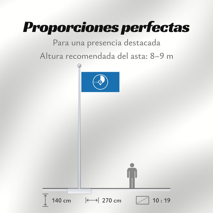 Proporciones de la bandera: Yap Guaire