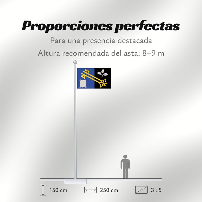 Proporciones de la bandera: County flag of Surrey The County Flag of Surrey Surrey