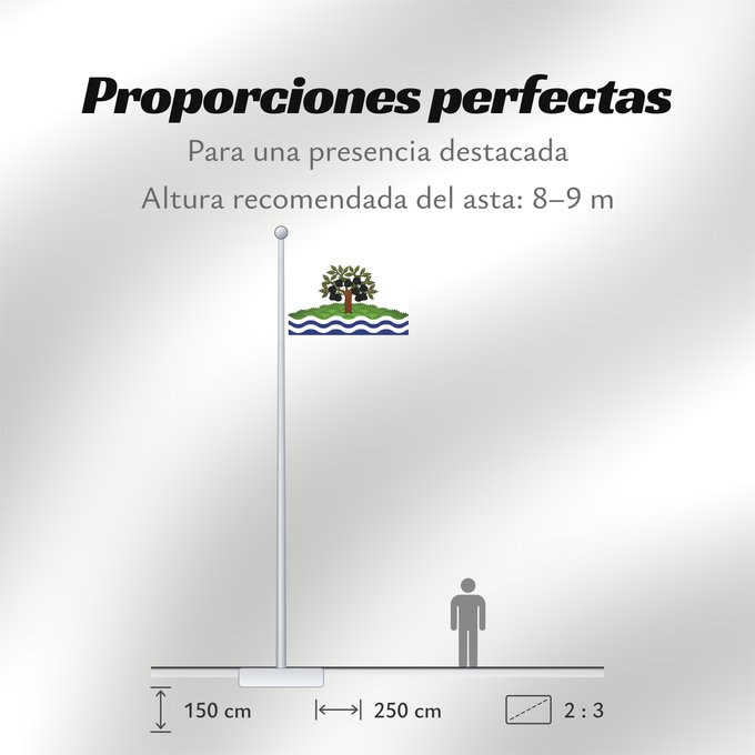 Proporciones de la bandera: Worcestershire
