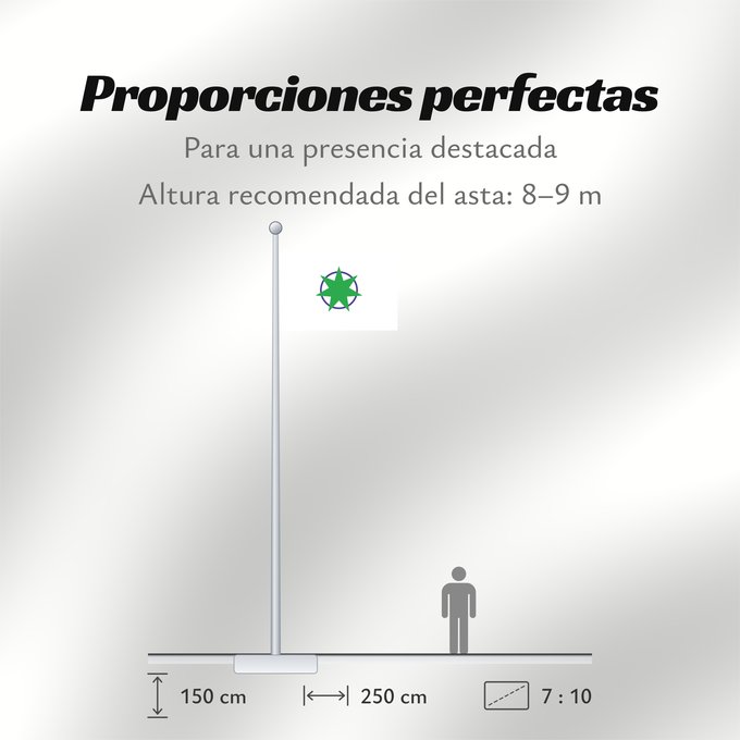 Proporciones de la bandera: Aomori