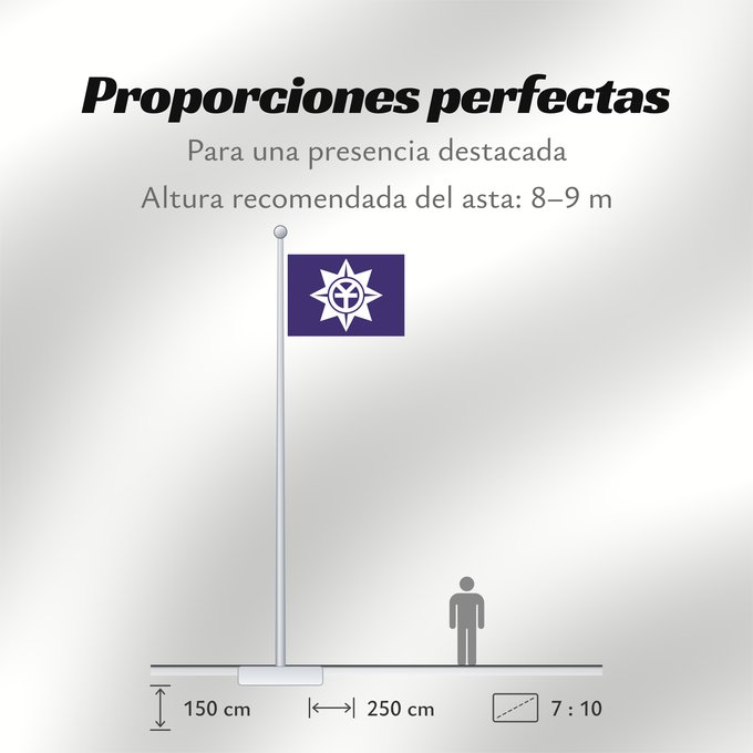 Proporciones de la bandera: Okayama