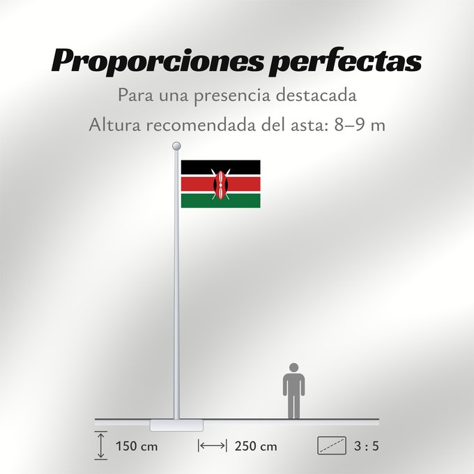 Proporciones de la bandera: Kenya	Kenia	Quénia	Kenii	የኬንያ ሰንደቅ ዓላማ	علم كينيا	Keniya	Сцяг Кеніі	কেনিয়ার ফিরালহান	Kenije	Keňská vlajka	Kenyas	Σημαία της Κένυας	Kenja	Kenya lipp	Kenian	דגל קניה	केन्या का ध्वज	ケニアの国旗	კენიის დროშა	케냐의 국기	Kenijos	Знаме на Кенија	Kenyas flagg	Флаг Кении	K