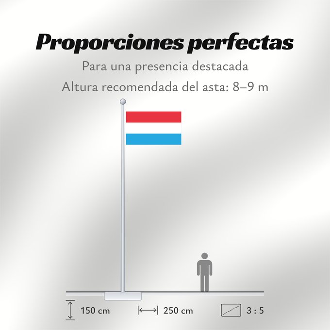 Proporciones de la bandera: Luxembourg	Luxemburgo	Luxemburg	Lussemburghese	Luksemburga	Сцяг Люксембурга	Национално знаме на Люксембург	Banniel Luksembourg	Lucemburská vlajka	Luxembourgs	Σημαία του Λουξεμβούργου	Luksemburgi lipp	پرچم لوکزامبورگ	Luxemburgin	Lucsamburg	ლუქსემბურგის დრო