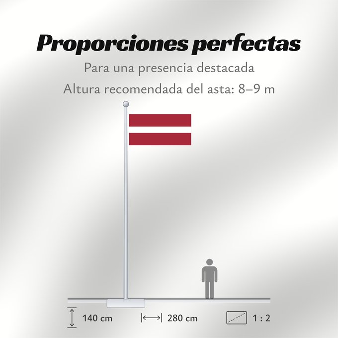 Proporciones de la bandera: Latvia	Lettonie	Letonia	Lettland	Lettone	Letland	Letónia	Łotwy	Сцяг Латвіі	Сьцяг Латвіі	Национално знаме на Латвия	Lotyšská vlajka	Letlands	Σημαία της Λεττονίας	Latvio	Läti lipp	Latvian	Laitvia	Latvije	Lettország	ლატვიის დროშა	Latvijos	Latvejas karūgs	Lat