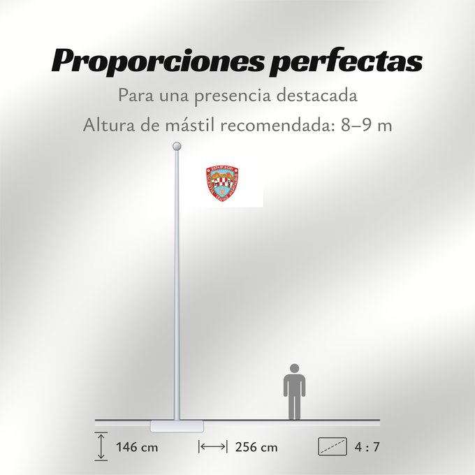 Proporciones de la bandera: Chihuahua