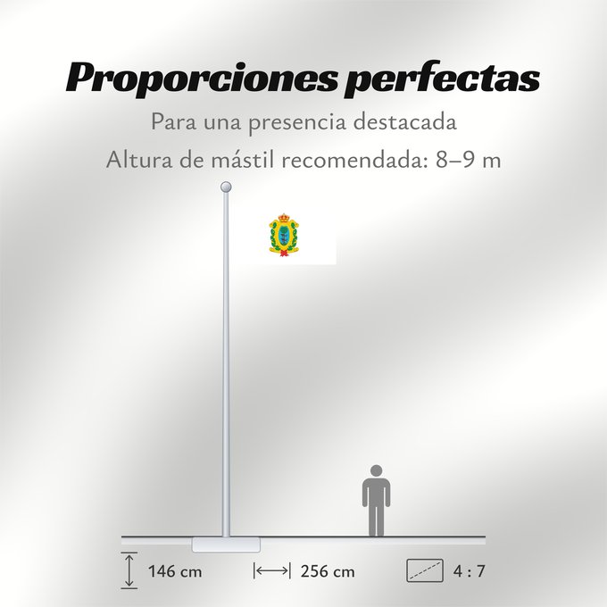 Proporciones de la bandera: Durango