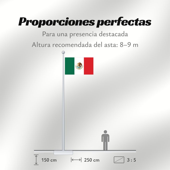 Proporciones de la bandera: Mexico	Mexico Official version of the Flag of the United Mexican States or Mexico	Mexique	México La actual bandera de los Estados Unidos Mexicanos	Mexiko	Messico	México	Meksyku	علم المكسيك	Mïxiku wiphala	Meksika	Mèxic	Mexická vlajka	Mexicos	Meksiko	Mexiko