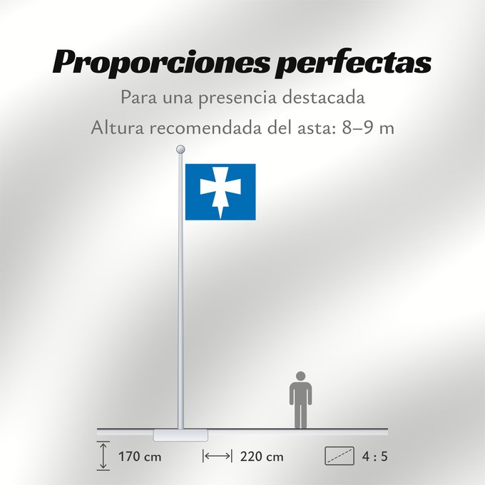 Proporciones de la bandera: Rogaland	County of Rogaland, Norway	comté de Rogaland