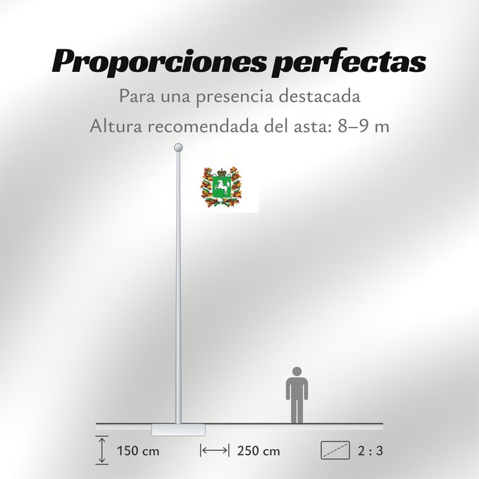 Proporciones de la bandera: Tomskaya oblast'