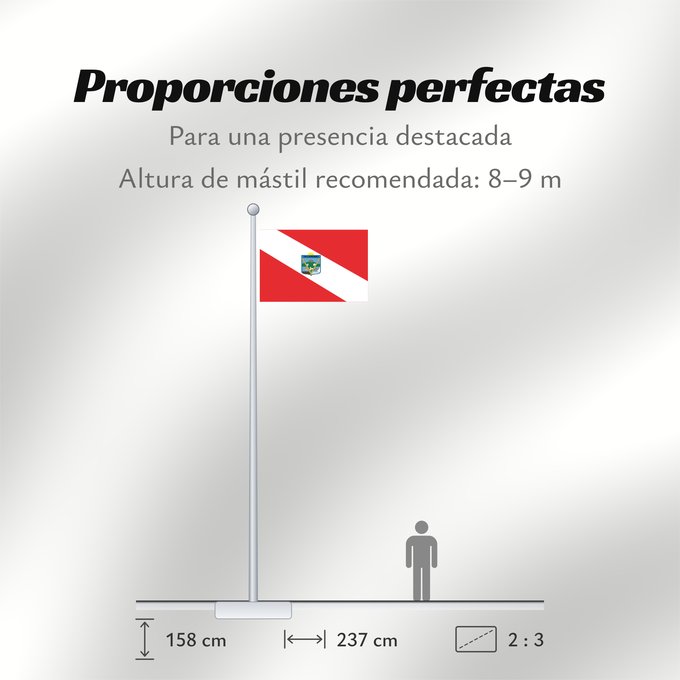 Proporciones de la bandera: Tacuarembó