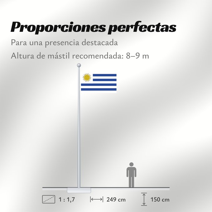 Proporciones de la bandera: Uruguay	L Uruguay	Dell Uruguay	Uruguai	Urugwaju	D Uruguai	علم أوروغواي	D Uruguay	Uruwayi wiphala	L Uruguai	Urugvajo	Uruguaiko bandera	E Uruguai	Poyvi Uruguái	Irigwe	ウルグアイの国旗	Pāmitl Uruguay	Uruwayi unanchan	Флаг Уругвая	Urugvaja	Uruguays