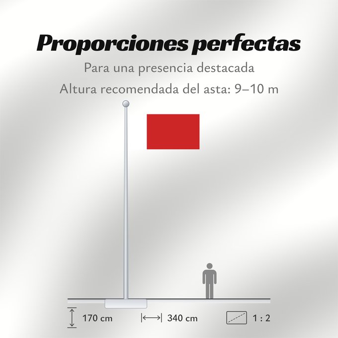 Proporciones de la bandera: Ajman D Ajman Adschman علم إمارة عجمان