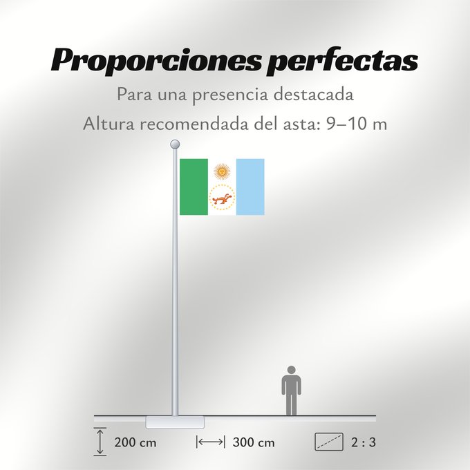 Proporciones de la bandera: Provincia del Chaco	Chaco Province, Argentina	Province de Chaco	Chaco (Provinz)	Chaco Provincia