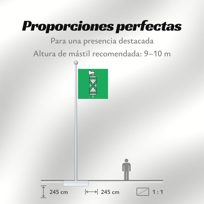 Proporciones de la bandera: Canton of Sankt Gallen	Canton of St. Gallen	Saint-Gall	San Galo o San Gall	St. Gallen 	St. Gallen	Canton of Sankt Gallen  Saint Gallen
