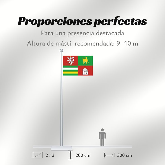 Proporciones de la bandera: Plzen Region	Plzeň Region	Région de Plzeň	Región de Pilsen	„Region Pilsen